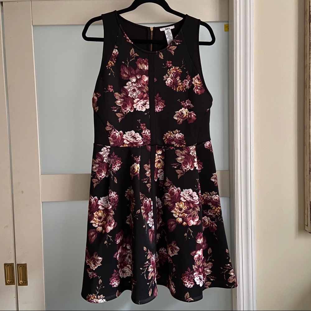 Bar III Purple Floral Dress
